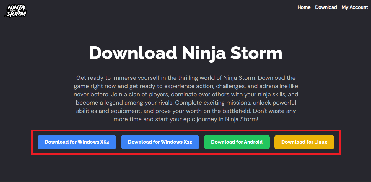 Download page Download page