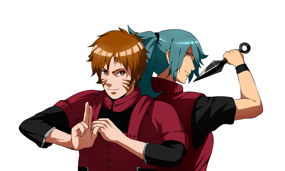 Ninja Kaizen Character - Customize Your Ninja Warrior Ninja Kaizen character showcase - Ultimate ninja RPG adventure game featuring customizable ninja warriors